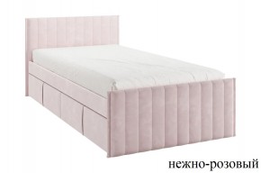 ТВИКС Кровать с ящиками 900 (нежно-розовый) в Перми - perm.mebel24.online | фото