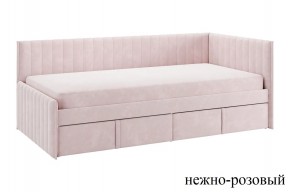 ТВИКС Кровать (тахта) с ящиками 900 (нежно-розовый) в Перми - perm.mebel24.online | фото