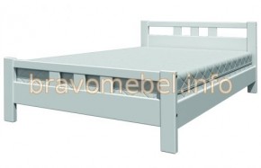 ВЕРОНИКА-2 Кровать из массива 900 (Белый античный) в Перми - perm.mebel24.online | фото
